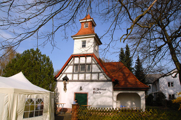 Aufnahme der St.Antoniuskapelle in Messel, Grube Messel